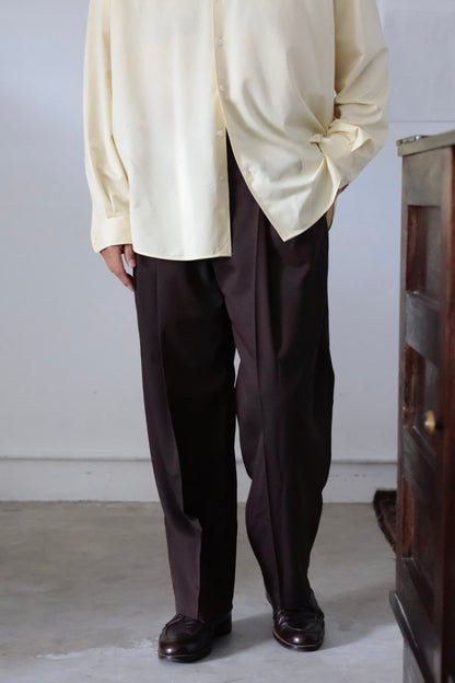 26SS【i'm here:】UN(I)FORM:"ONE"TUCK PANTS