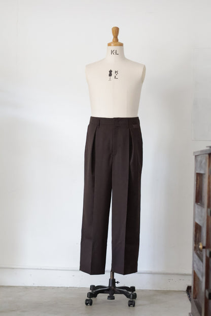26SS【i'm here:】UN(I)FORM:"ONE"TUCK PANTS