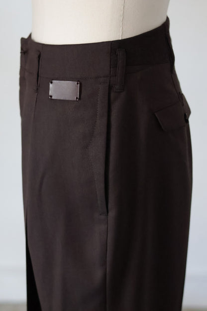 26SS【i'm here:】UN(I)FORM:"ONE"TUCK PANTS