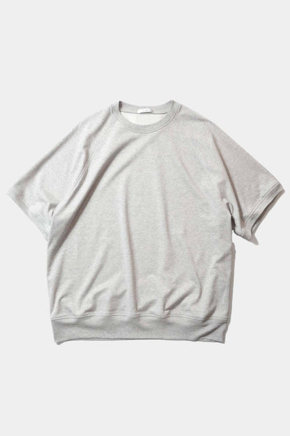 26SS【Cale】36G Cotton Fleece S/S Sweat (GRAY)
