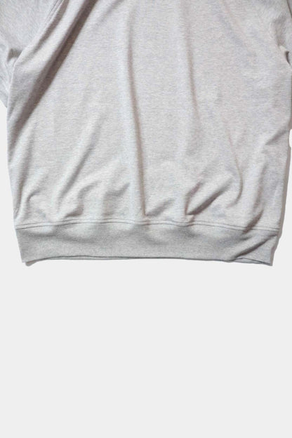 26SS【Cale】36G Cotton Fleece S/S Sweat (GRAY)