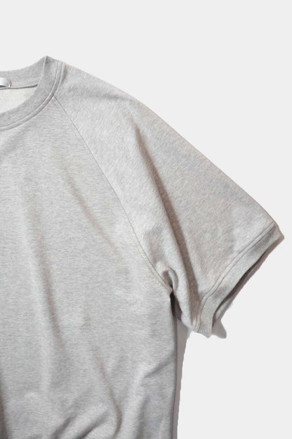 26SS【Cale】36G Cotton Fleece S/S Sweat (GRAY)