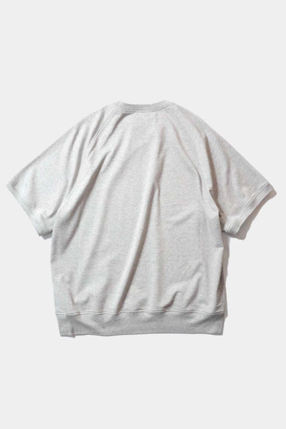 26SS【Cale】36G Cotton Fleece S/S Sweat (GRAY)