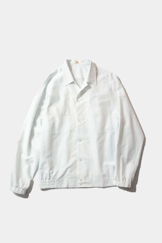 26SS【Cale】Lime Indigo Cotton Silk Shirt