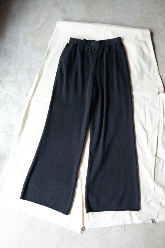 26SS【KANEMASA PHIL. 】18G Garment Dye Pants / BLACK DYE
