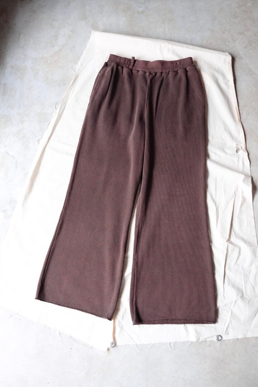26SS【KANEMASA PHIL. 】18G Garment Dye Pants / BROWN PIGMENT