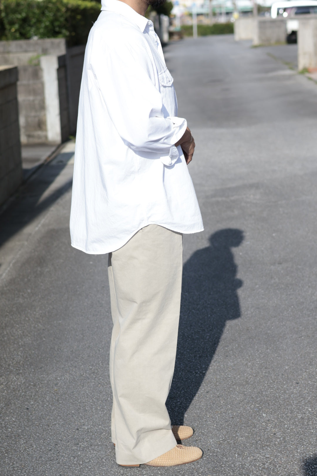 26SS【Cale】Nidom Chino Two Tuck Trousers