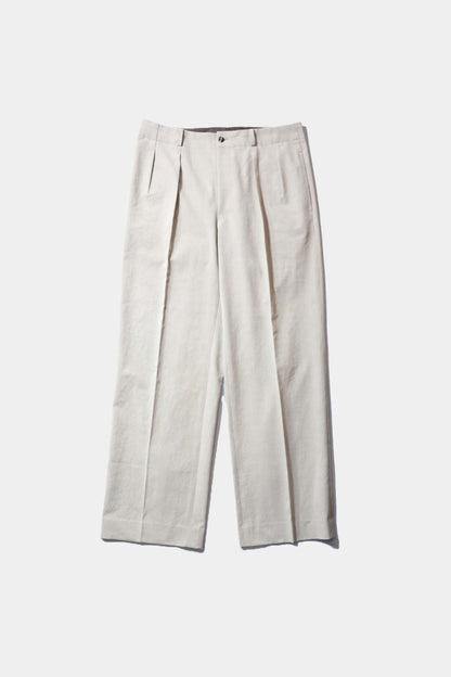 26SS【Cale】Nidom Chino Two Tuck Trousers