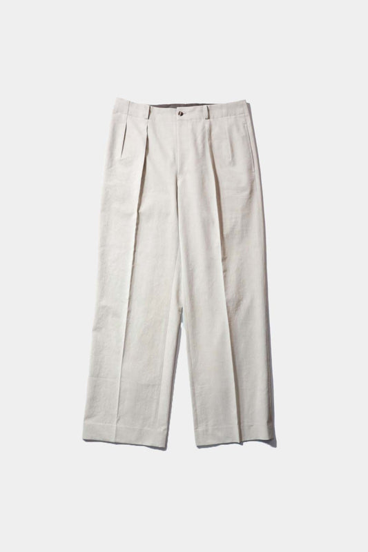 26SS【Cale】Nidom Chino Two Tuck Trousers