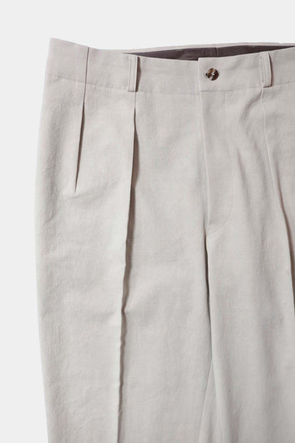 26SS【Cale】Nidom Chino Two Tuck Trousers