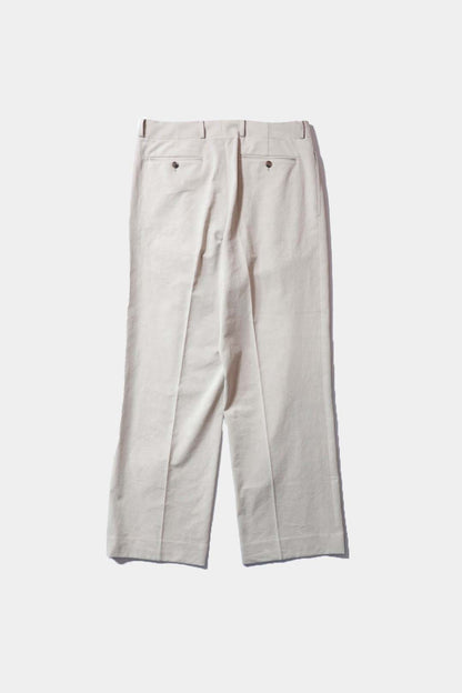 26SS【Cale】Nidom Chino Two Tuck Trousers