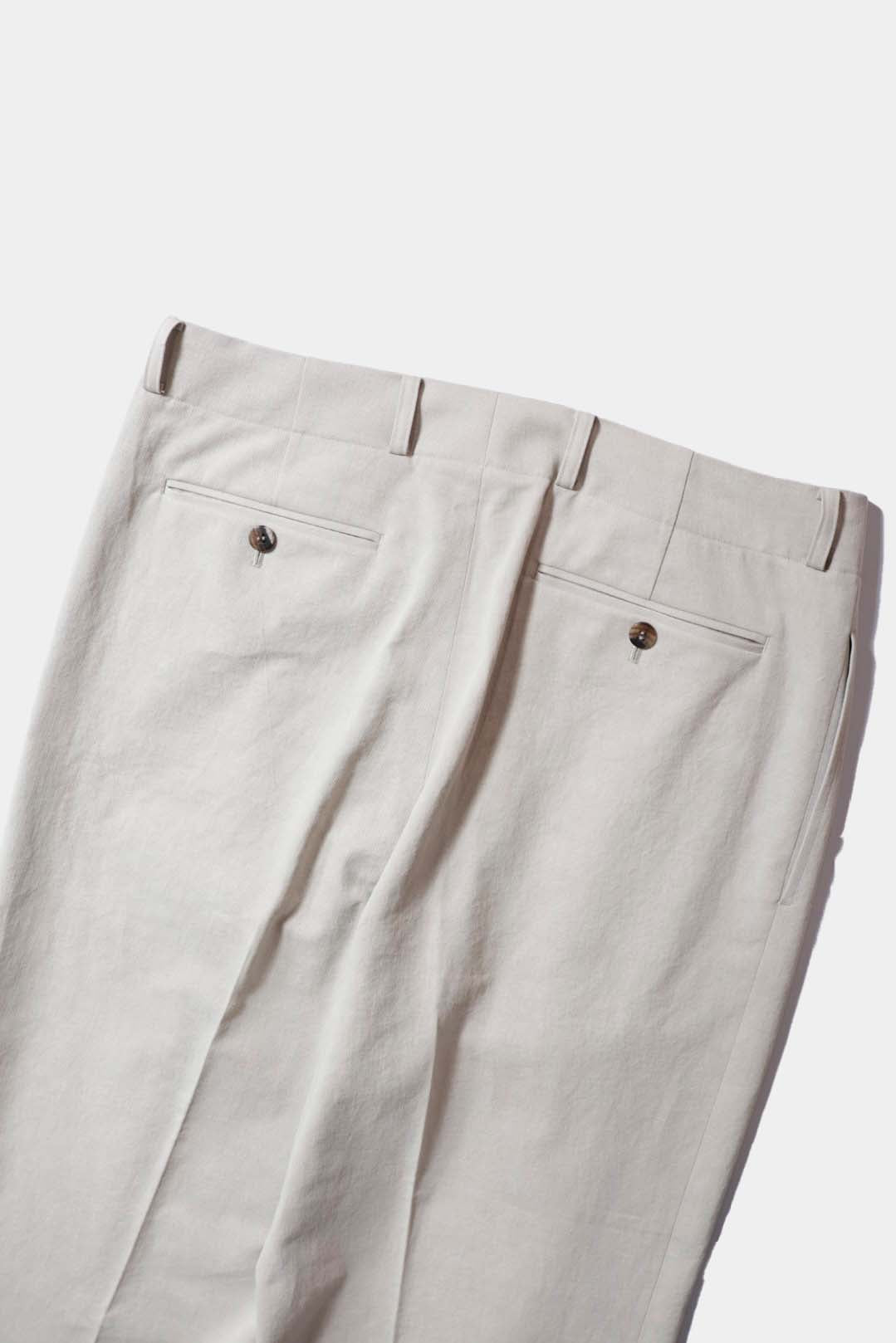 26SS【Cale】Nidom Chino Two Tuck Trousers