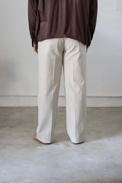 26SS【Cale】Nidom Chino Two Tuck Trousers