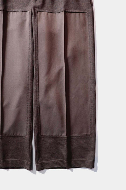 26SS [i'm here:] UN(I)FORM JERSEY: DOCKING PANTS / BROWN