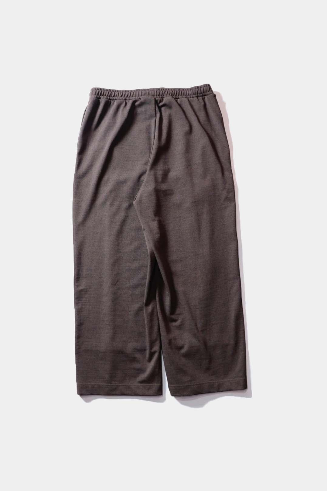 26SS [i'm here:] UN(I)FORM JERSEY: DOCKING PANTS / BROWN