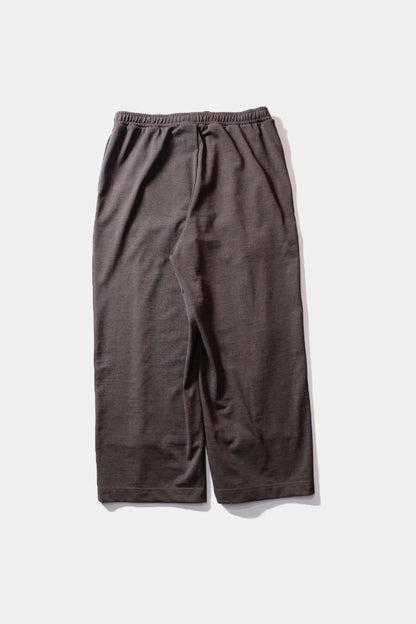 26SS [i'm here:] UN(I)FORM JERSEY: DOCKING PANTS / BROWN