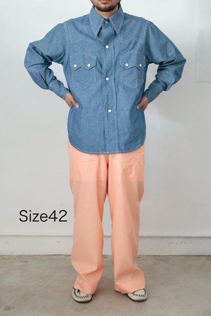 26SS【KOOKY ZOO 】JUVENILE DENIM WESTERN SHIRT TYPE3