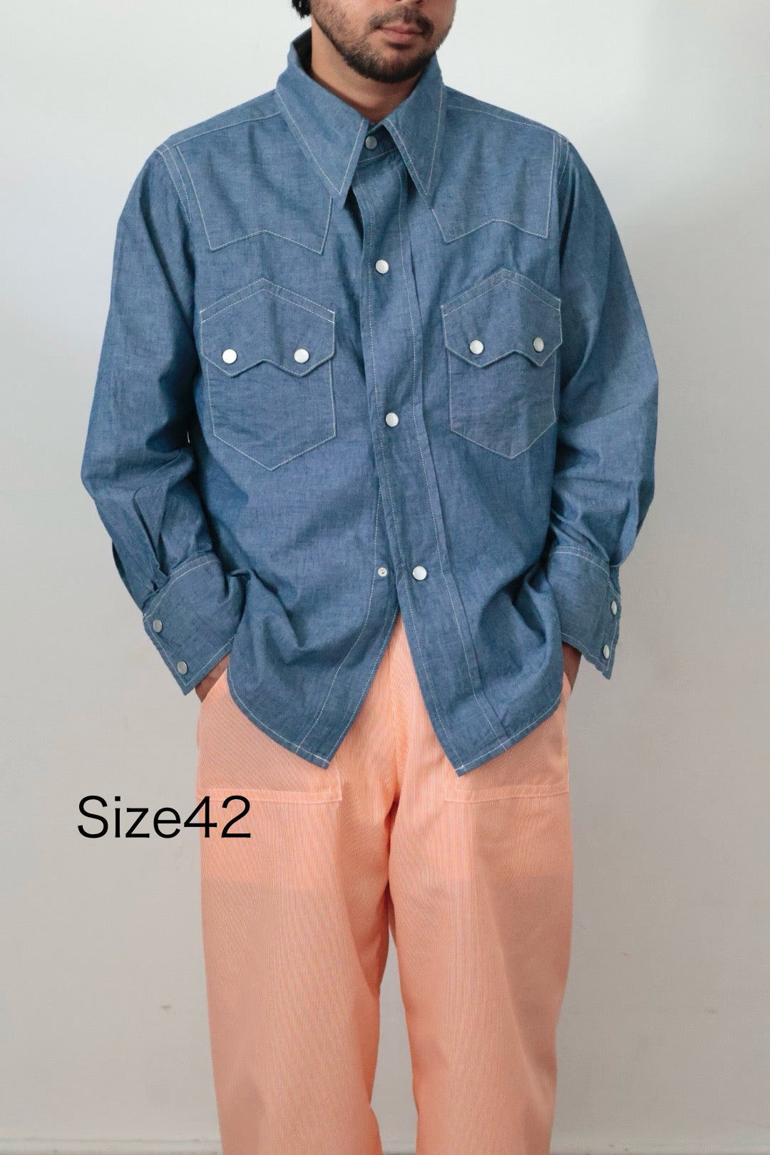 26SS【KOOKY ZOO 】JUVENILE DENIM WESTERN SHIRT TYPE3