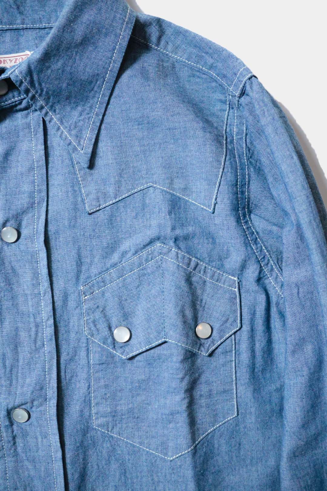 26SS【KOOKY ZOO 】JUVENILE DENIM WESTERN SHIRT TYPE3