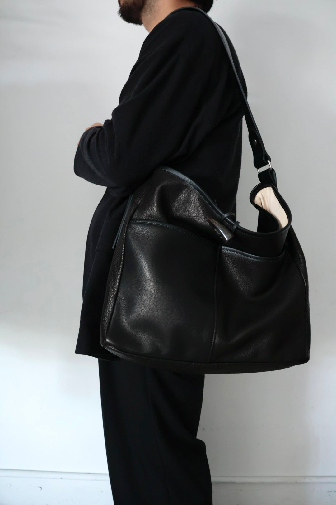 26SS【Post Production】2POCKETS TOTE BAG  BUFFALO LEATHER
