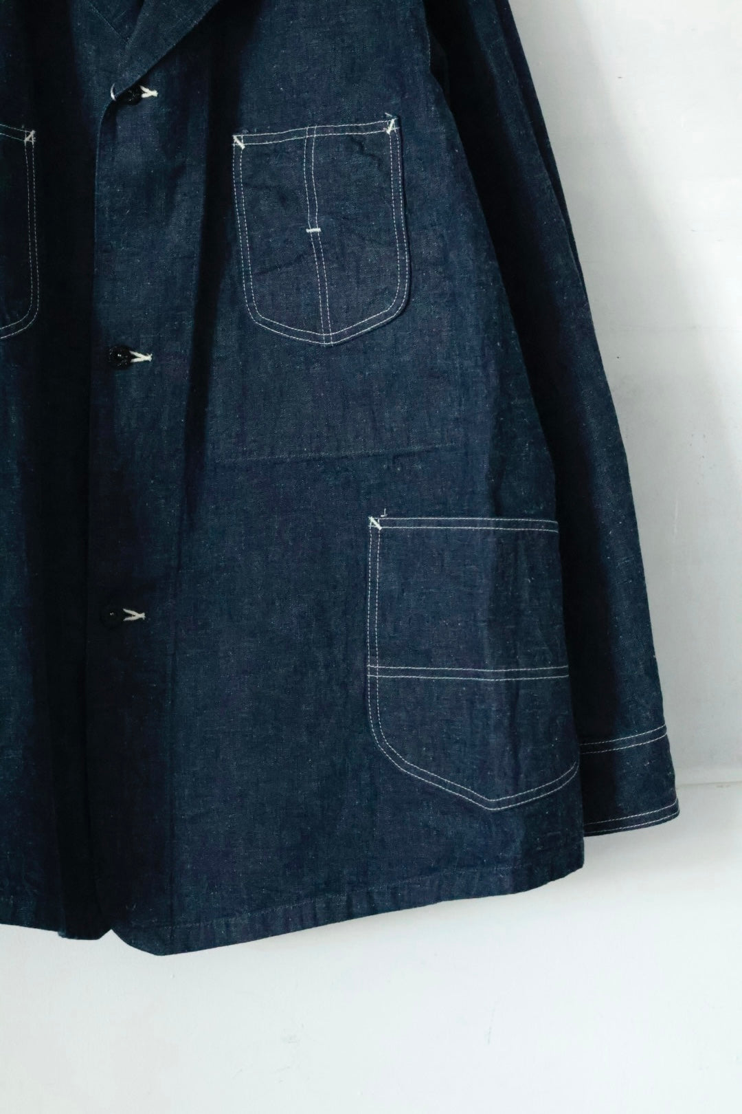 26SS【KOOKY ZOO 】NM-MT WW2 CHORE JACKET〔INDIGO〕 – Mo