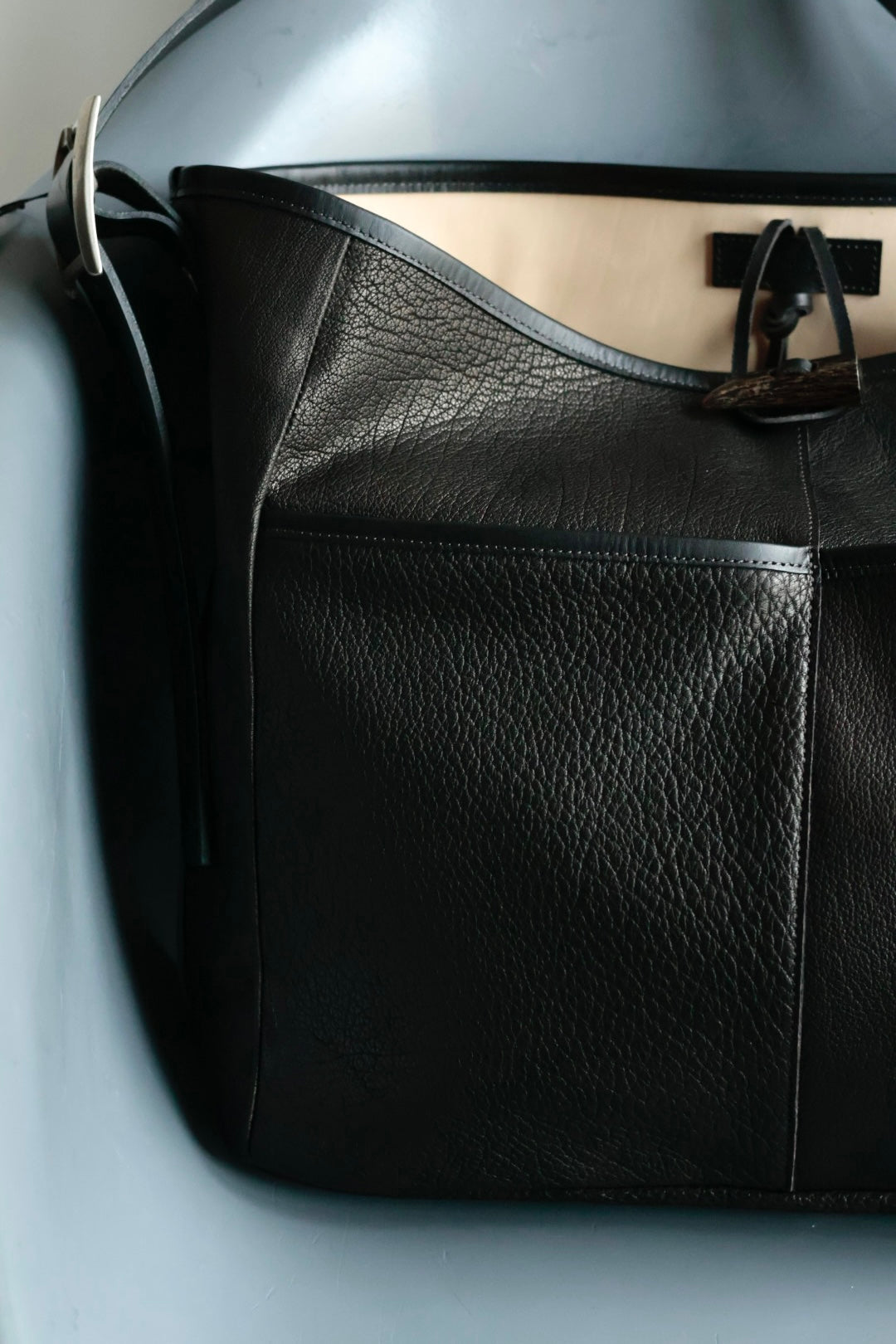 26SS【Post Production】2POCKETS TOTE BAG  BUFFALO LEATHER