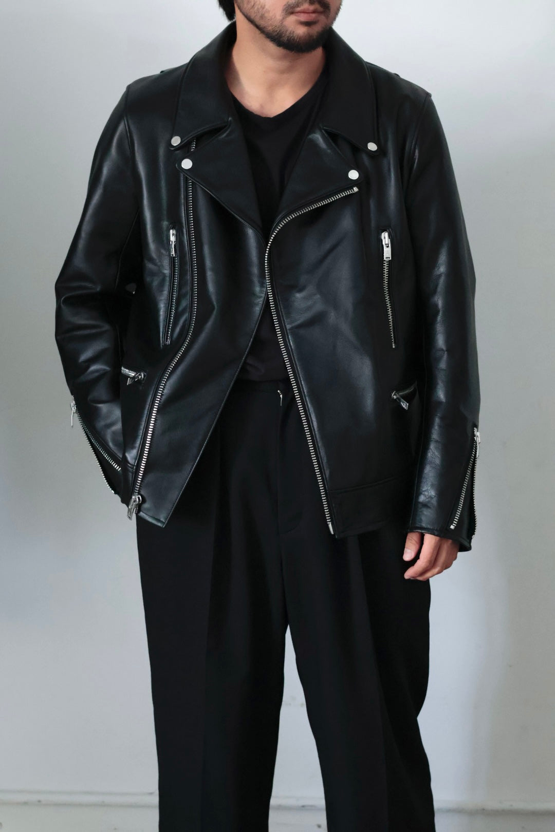26SS【A LEATHER】MOTO JACKET – Mo