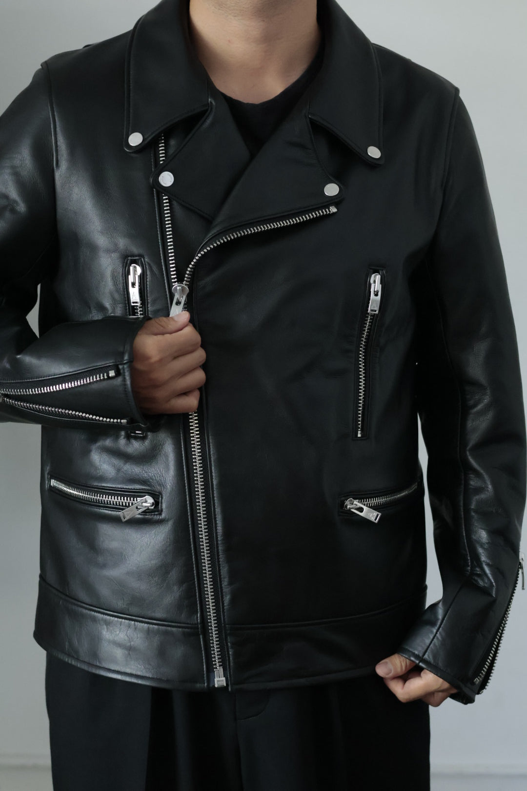 26SS【A LEATHER】MOTO JACKET – Mo