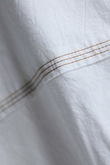 26SS【Cale】Lime Indigo Cotton Silk Shirt