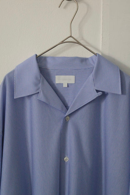 26SS【KANEMASA PHIL.】46G Stripe Ether Shirt / BLUE