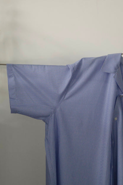 26SS【KANEMASA PHIL.】46G Stripe Ether Shirt / BLUE