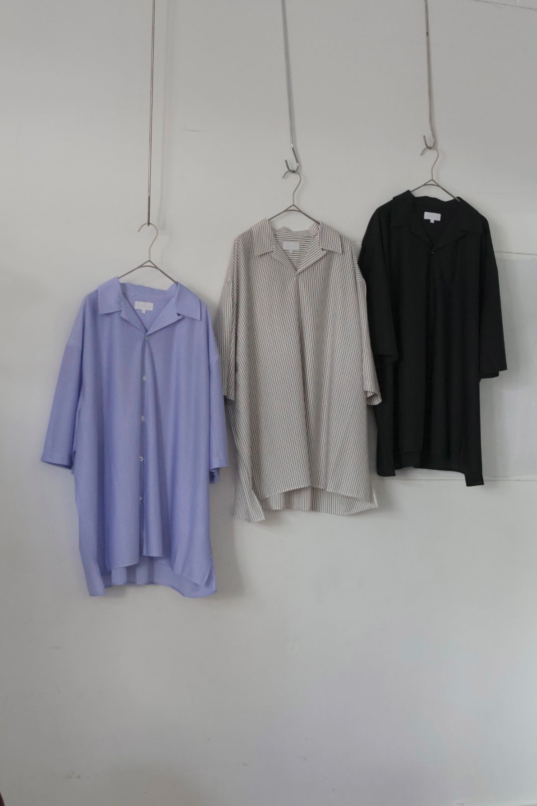 26SS【KANEMASA PHIL.】46G Stripe Ether Shirt / BLUE