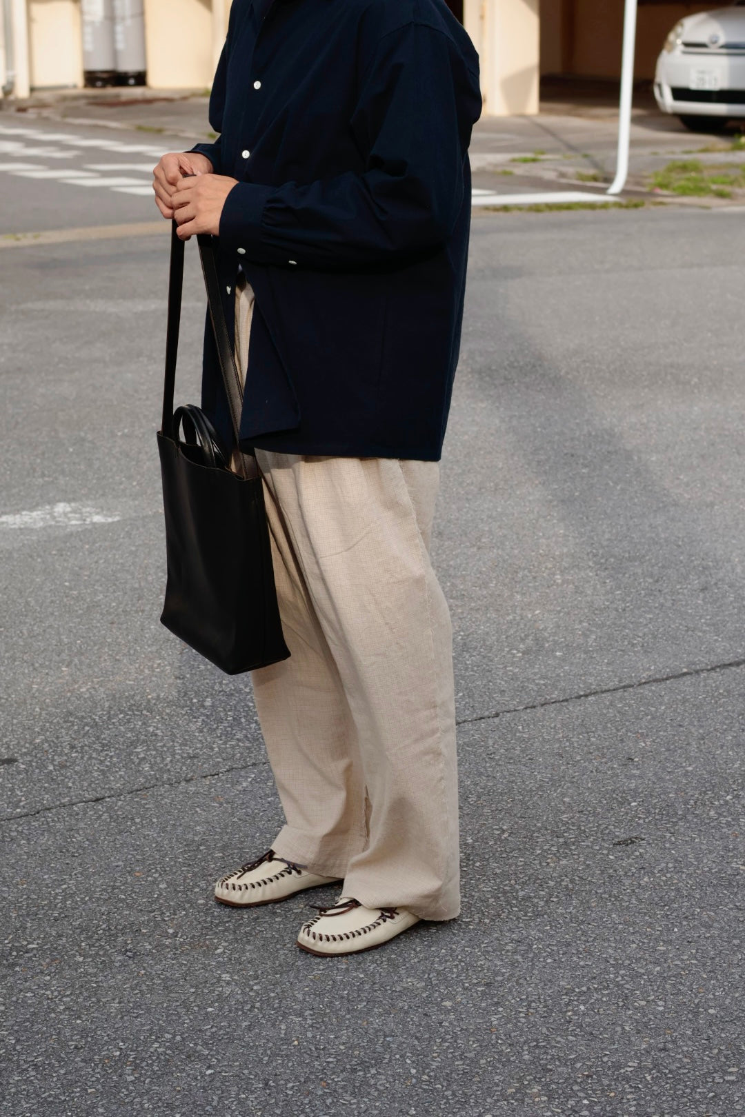 26SS【Urig】PIN CHECK SCHADEN 3TUCK PANTS NL