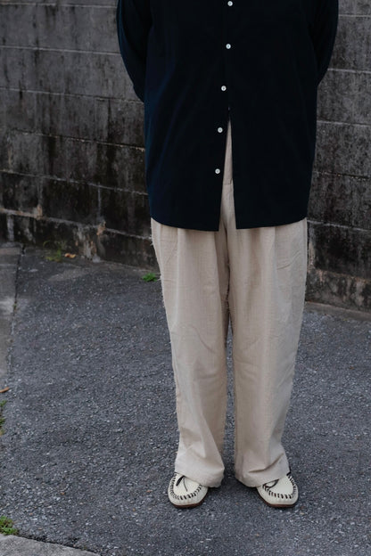 26SS【Urig】PIN CHECK SCHADEN 3TUCK PANTS NL