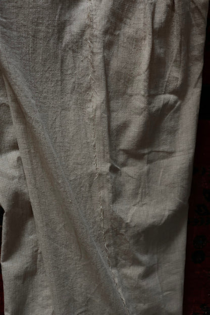 26SS【Urig】PIN CHECK SCHADEN 3TUCK PANTS NL