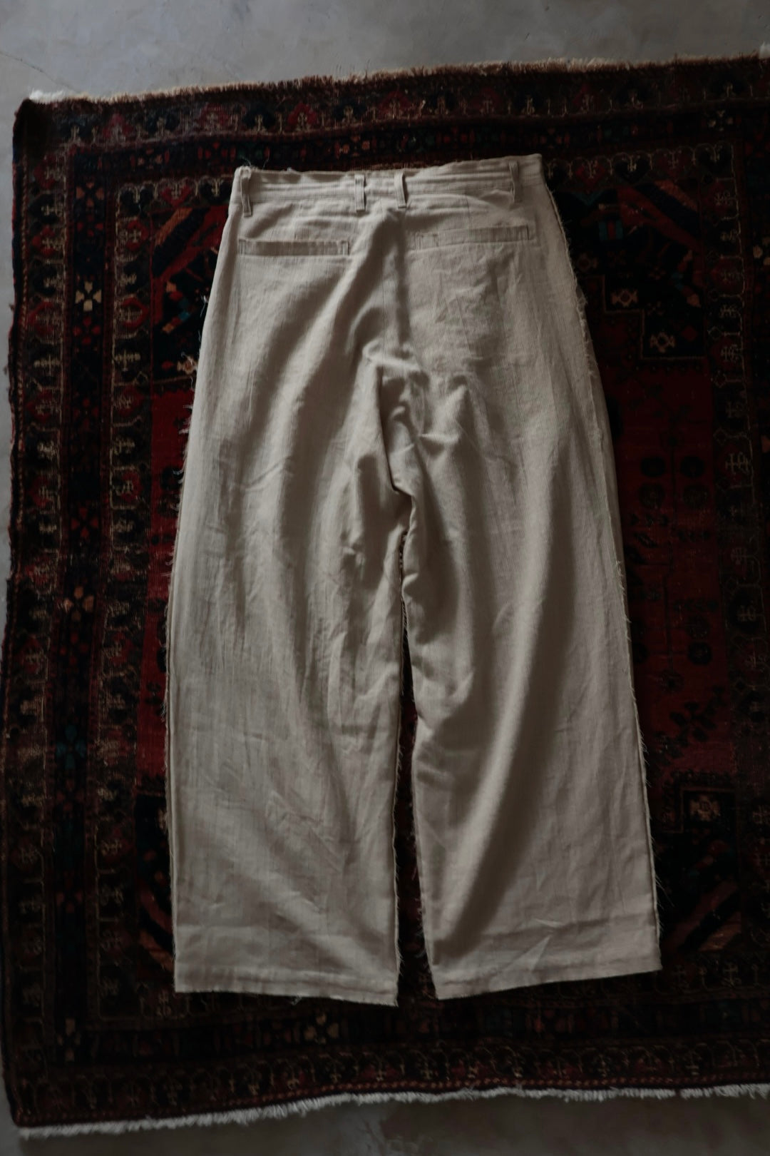 26SS【Urig】PIN CHECK SCHADEN 3TUCK PANTS NL