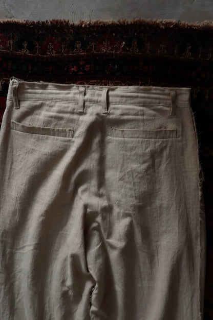 26SS【Urig】PIN CHECK SCHADEN 3TUCK PANTS NL