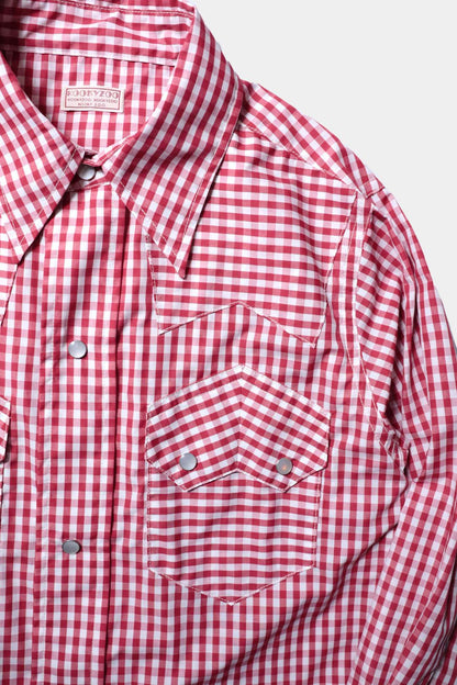 20%OFF【KOOKY ZOO 】JUVENILE DENIM WESTERN SHIRT TYPE3 (RED)