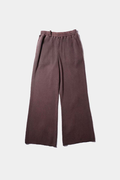 26SS【KANEMASA PHIL. 】18G Garment Dye Pants / BROWN PIGMENT