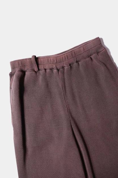 26SS【KANEMASA PHIL. 】18G Garment Dye Pants / BROWN PIGMENT
