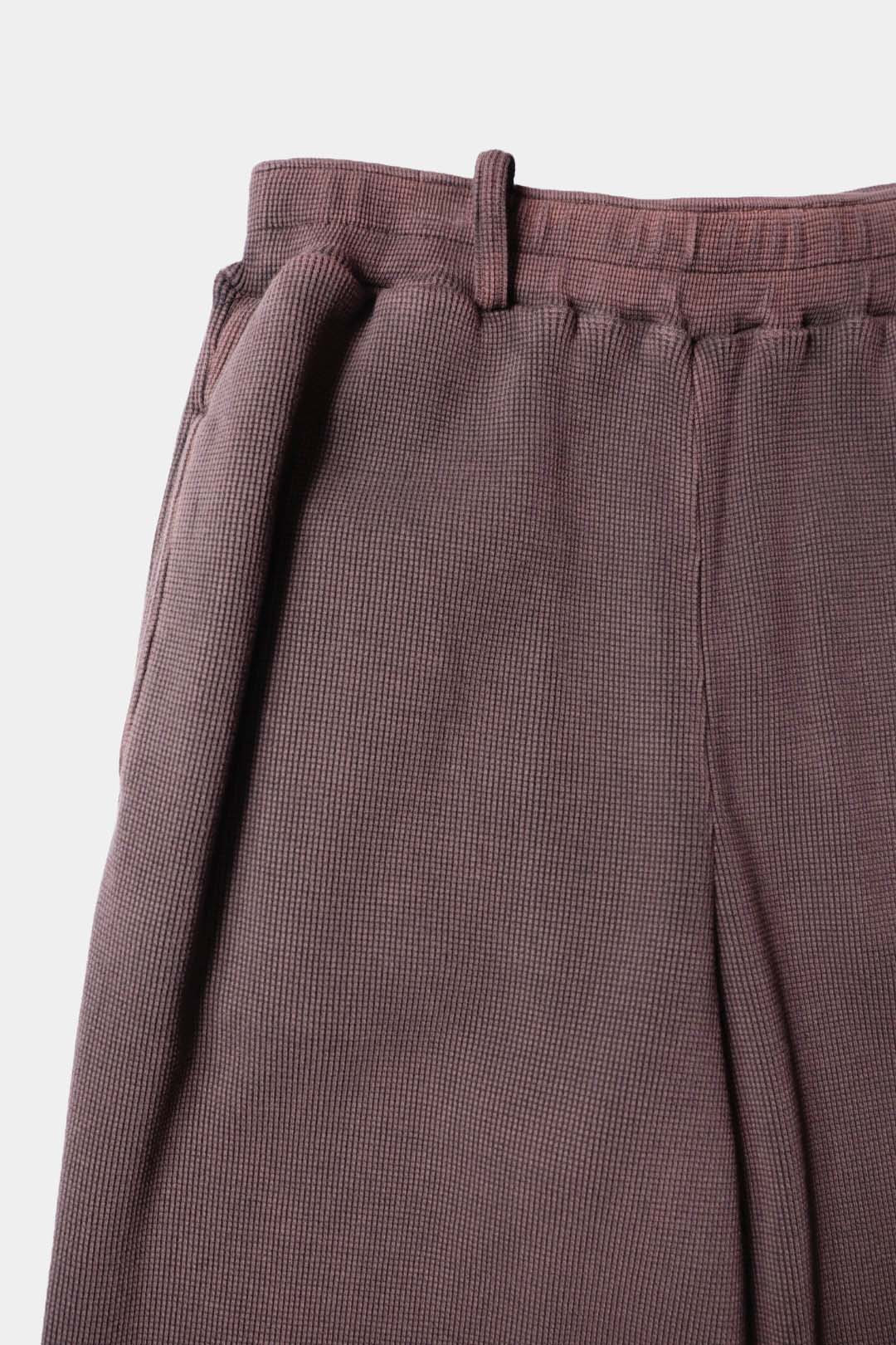 26SS【KANEMASA PHIL. 】18G Garment Dye Pants / BROWN PIGMENT