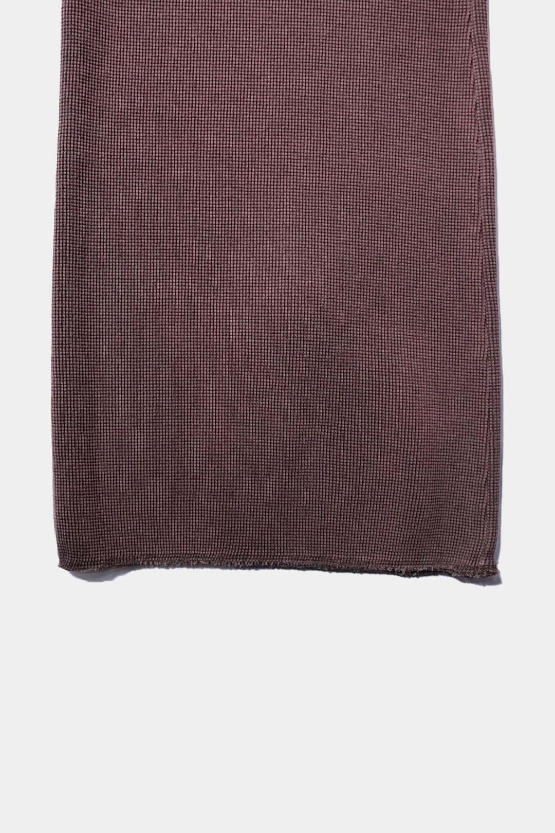 26SS【KANEMASA PHIL. 】18G Garment Dye Pants / BROWN PIGMENT