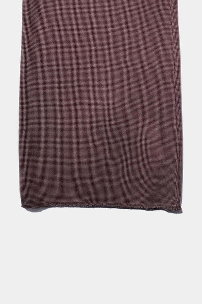 26SS【KANEMASA PHIL. 】18G Garment Dye Pants / BROWN PIGMENT