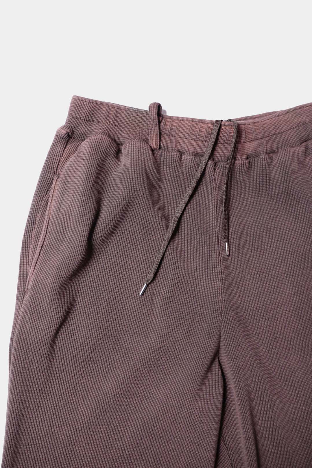 26SS【KANEMASA PHIL. 】18G Garment Dye Pants / BROWN PIGMENT