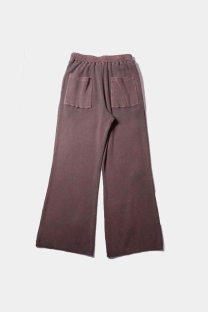 26SS【KANEMASA PHIL. 】18G Garment Dye Pants / BROWN PIGMENT