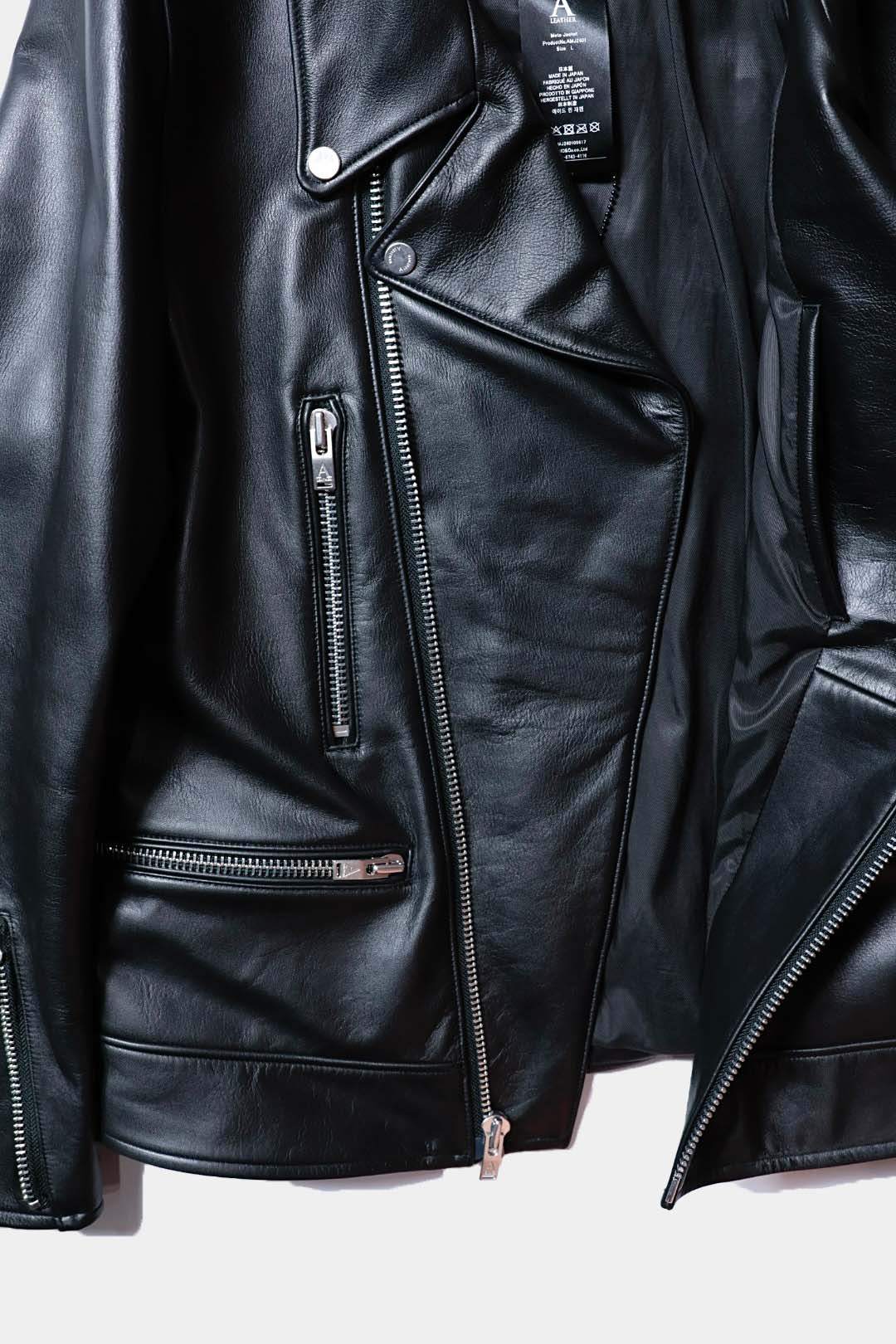 A LEATHER】MOTO JACKET – Mo
