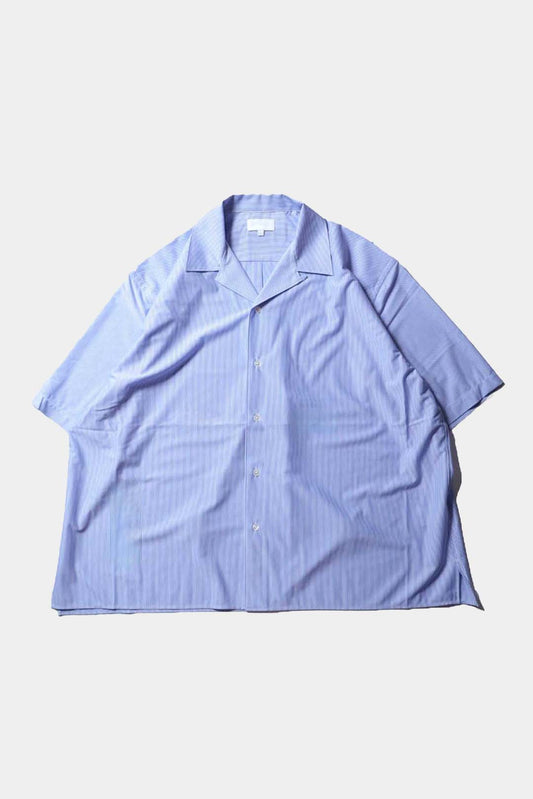 26SS【KANEMASA PHIL.】46G Stripe Ether Shirt / BLUE