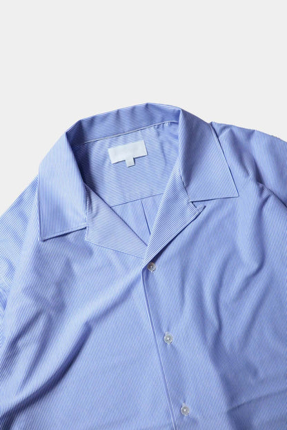 26SS【KANEMASA PHIL.】46G Stripe Ether Shirt / BLUE