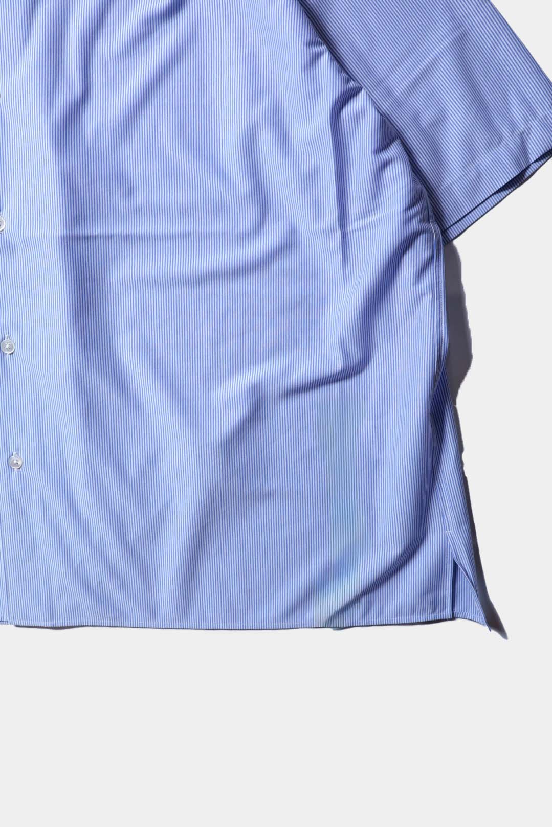 26SS【KANEMASA PHIL.】46G Stripe Ether Shirt / BLUE