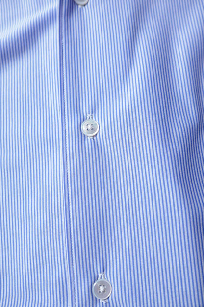 26SS【KANEMASA PHIL.】46G Stripe Ether Shirt / BLUE